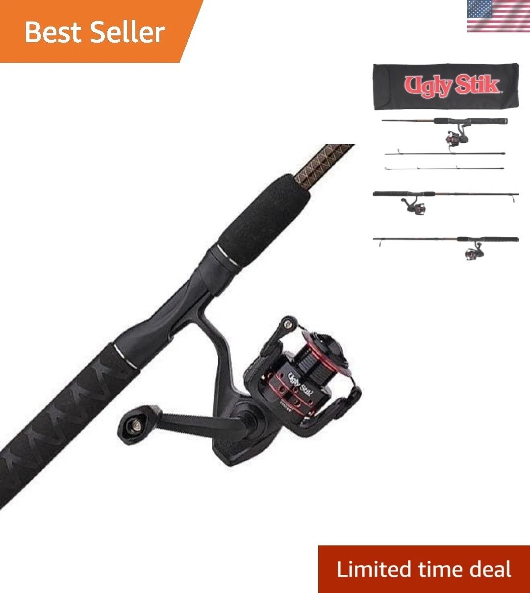 GX2 Spinning Reel & Fishing Rod Combo, 6'6" Medium - Ultimat