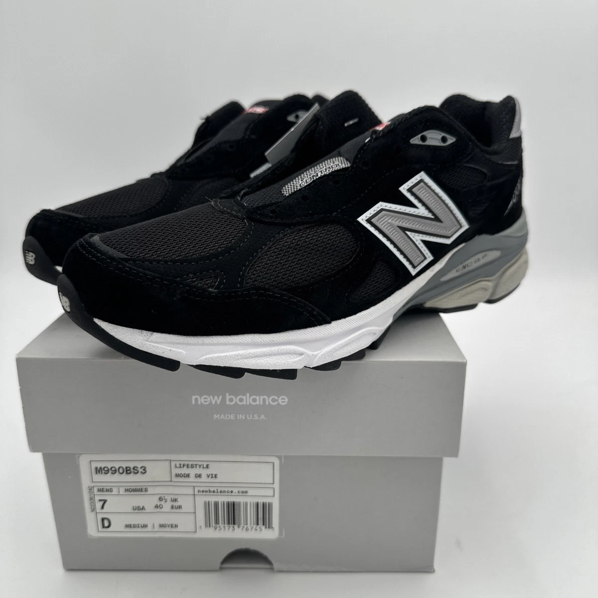 New Balance 990v3 Black | eBay