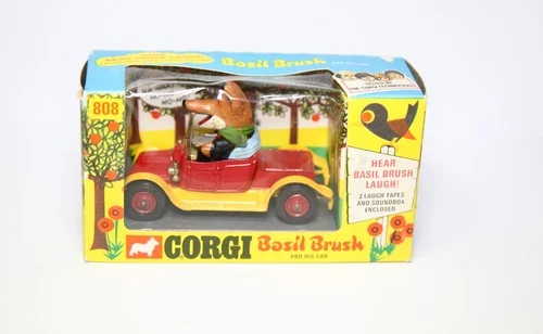Corgi 808 Basil Brush & His Car In Original Box - Near Mint Vintage Original
