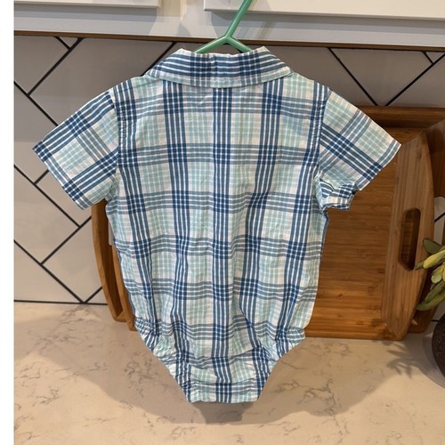 Wrangler baby cowboy short sleeve shirts bodysuit jumper 9 months 6 months - Picture 3 of 5