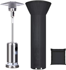 Patio Heater Cover Waterproof with Zipper and Storage Bag,Outdoor Heater Cover H