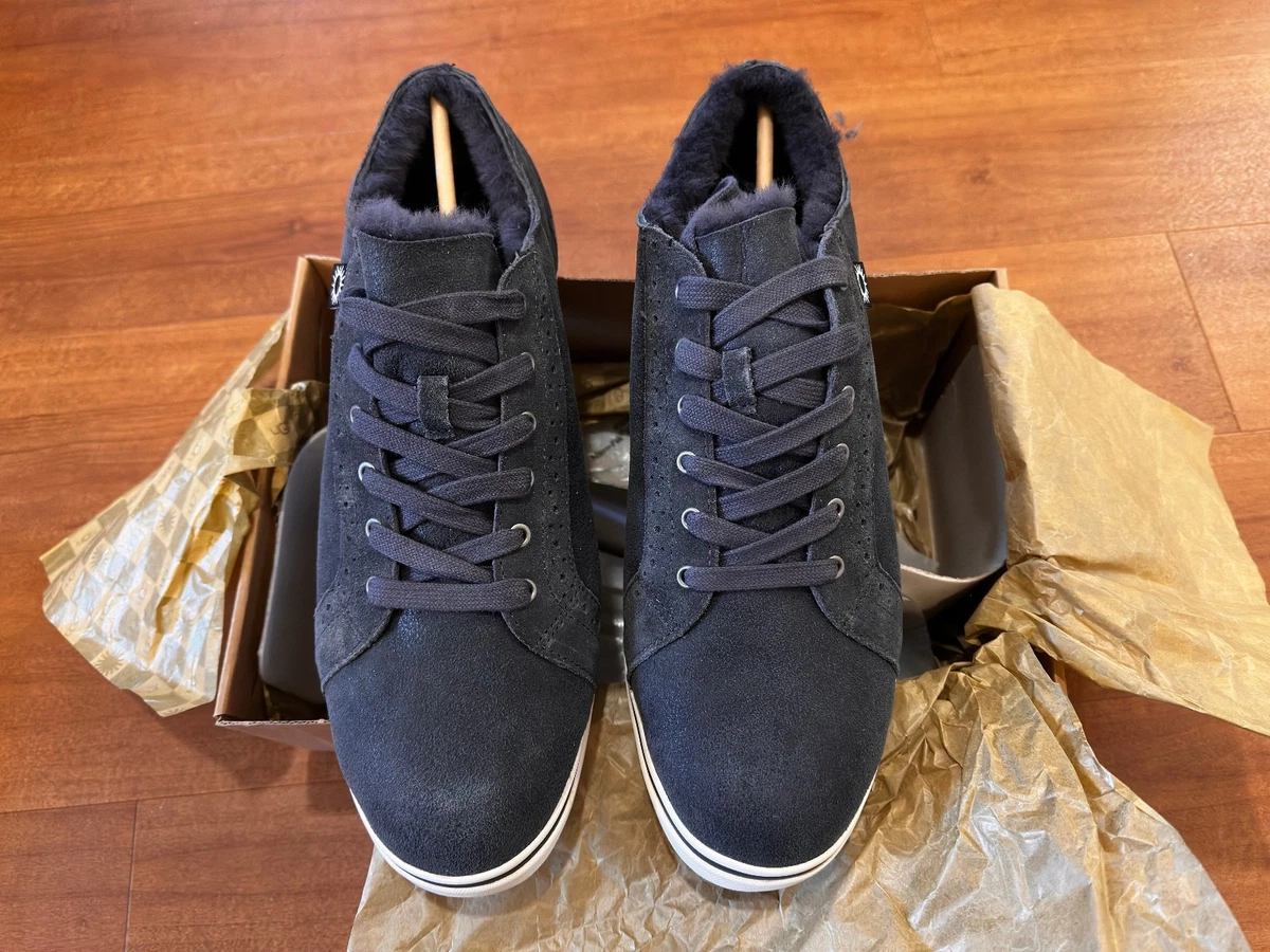 UGG Shoes Leather Oxford Mens US 11 Hixson Casual Comfort Wool Lined Black Ugg Shoes Leather Oxford Mens Us 11 Hixson Casual Comfort  main image 3