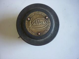 Filtro de aire carburador Villiers original vintage para admisión de 7/8"