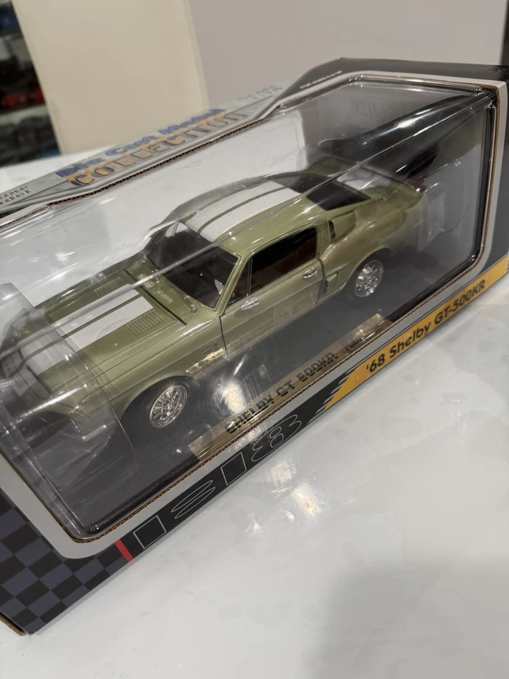 1/18 Scale 1968 Ford Mustang Shelby GT 500 KR American muscle Diecast Car NIB - Image 3 of 4