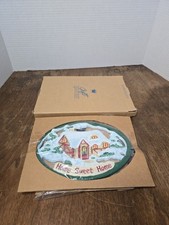 AVON Home Sweet Home Trivet 1999 with Original Box 8" Long  heavy construction
