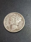 1942 10C Mercury Dime F 99 % Silver