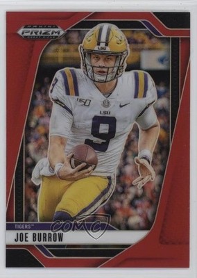2025 Panini Prizm Draft Picks Red Prizm 193/399 Joe Burrow #179 0e1b