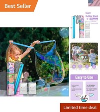 Colorful Giant Bubbles Kit: Perfect Outdoor Toy for Kids  Family Fun Gatherings