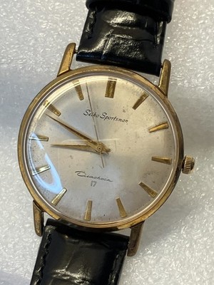 Vintage Seiko Sportsman Diashock 17 Manual Wind EGP Watch Japan