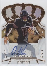 2020 Chronicles Draft Picks Crown Royale Signatures Quez Watkins #80 Auto 0vf5