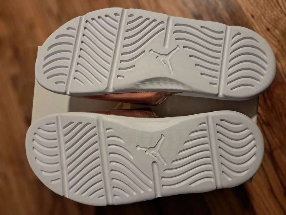 Nike Air Jordan Retro 5 Pinnacle Bronce Y Blanco Slides Para Hombre Talla 12 100%... Foto 4 de 4