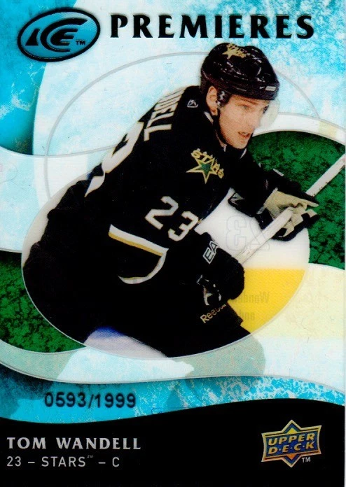 2009-10 Upper Deck Ice - #121 Tom Wandell - Rookie Card RC! SN #/1999 - Bild 1 von 1