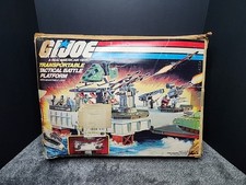 GI Joe Transportable Tactical Battle Platform Incomplete w  Box Hasbro 1985