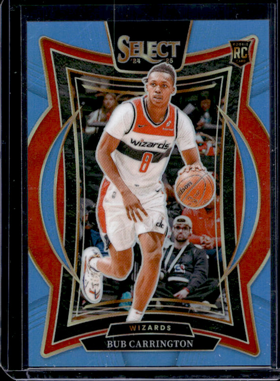 2024-25 Select - Concourse Bub Carrington #81 Light Blue Prizm /299 (RC)