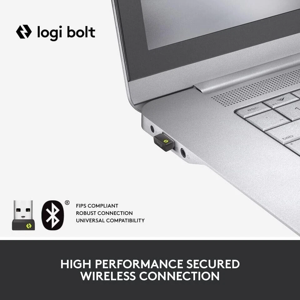 Logitech Lift for Business Left, Vertical Ergonomic Mouse - Left-Handed Wireless - Image 2 of 4