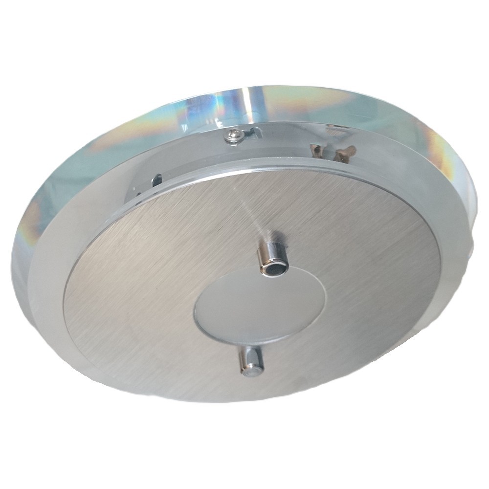 Litecraft Ceiling Light Flush Circular 3 Watt Integrated LED - Chrome Clearance