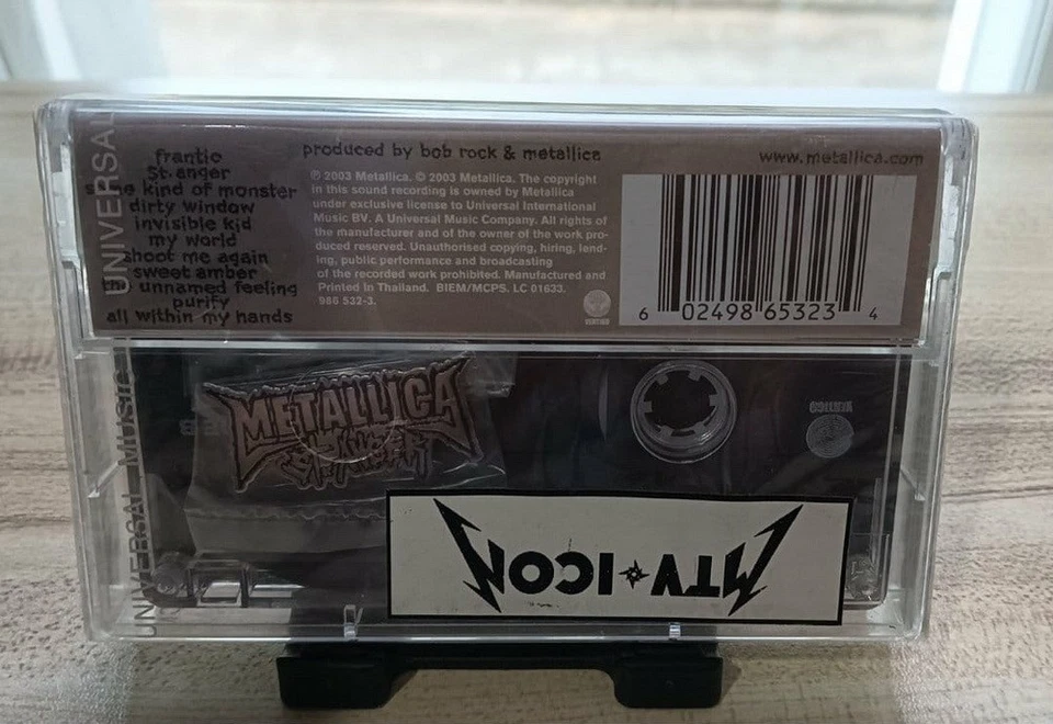 Mint & sealed Metallica : St Anger Thailand Cassette Tape Free! Pin inside Rare! - Image 2 of 3