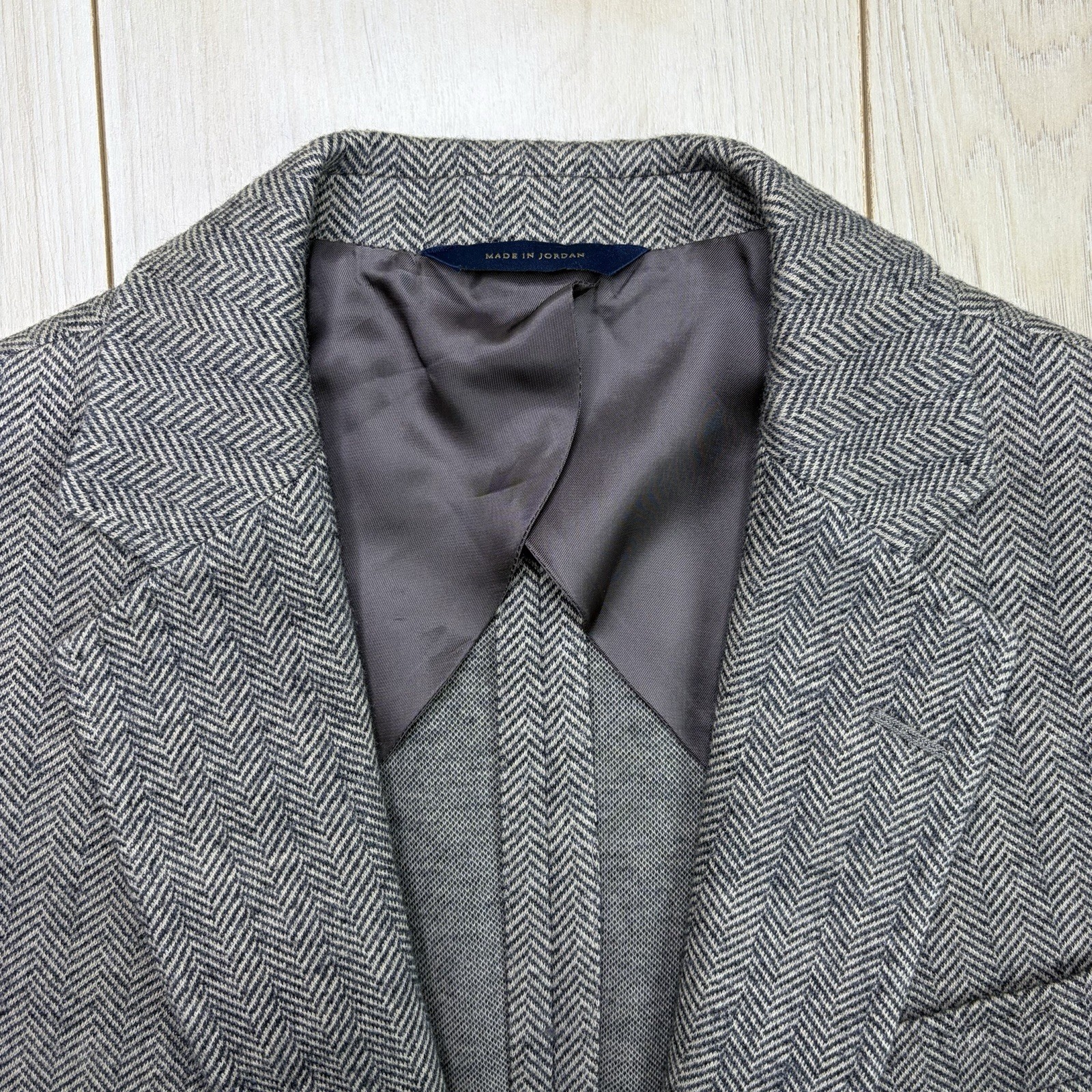 BROOKS BROTHERS CLASSIC Unlined Soft Tweed Wool Herringbone Sport Coat Mens 39R image 2