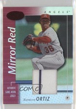 2002 Leaf Certified Mirror Red Materials 50/150 Ramon Ortiz #56 p7i
