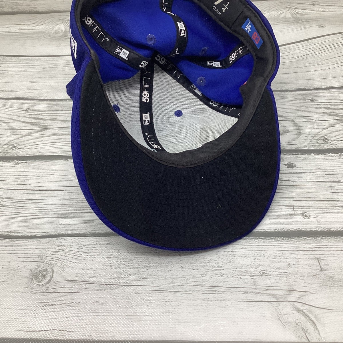 New Era 7 1/4 LA Dodgers Official MLB 59FIFTY Fitted Hat | eBay