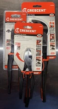 3pc CRESCENT PLIER SET 12” T&G, 9.5” Lineman, 6” Slip Joint  3 Total - 1 of Each
