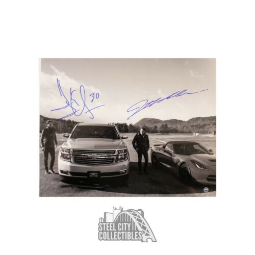 Henrik Lundqvist Jeff Gordon Autographed 11x14 - Steiner COA (with Cars) - Picture 1 of 1