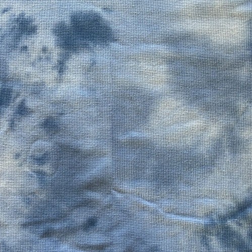 SPLENDID Ladies Thermal Tie Dye Long Sleeve BLUE Waffle Top Size: Small (S) - Picture 8 of 16