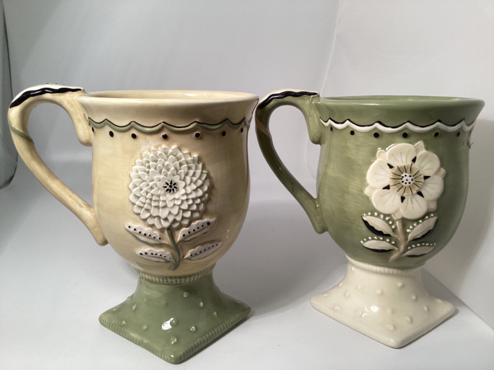 MWW Market Decorative Coffee cups 8oz Lot of 2 eBay