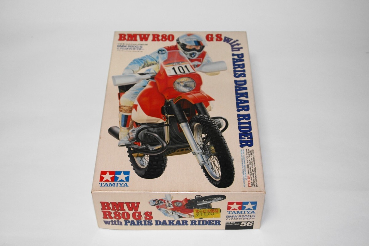 TAMIYA 1/12 BMW R80G/S with Paris-Dakar Rider Vintage Model Kit No