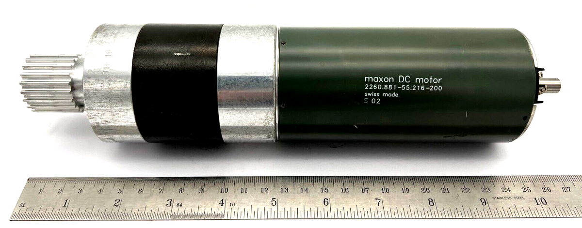 MAXON DC Motor 2260.881-55.216-200 Gearhead 110501 SWITZERLAND | eBay