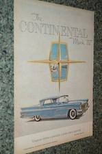 1959 Lincoln Continental Mark Iv Original Print Advertisement Blue Car Ad 59 1959 Lincoln Continental Mark Iv Original Print Advertisement Blue Car Ad 59