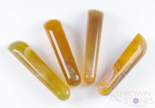 YELLOW FLUORITE Crystal Massage Wand - Self Care, Healing Crystals Stones, E1132 - Picture 6 of 8