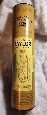 COLONEL E.H. TAYLOR SMALL BATCH BOURBON WHISKEY ~ TUBE ONLY ~ NO BOTTLE