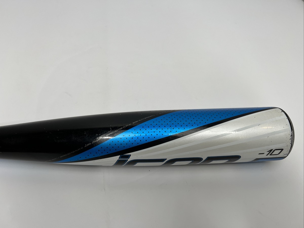 Batte De Baseball Easton Icon YB32 - Jeune - Canon 2 1/4 - 28 Pouces - 18 Oz - Bleu Et Noir
