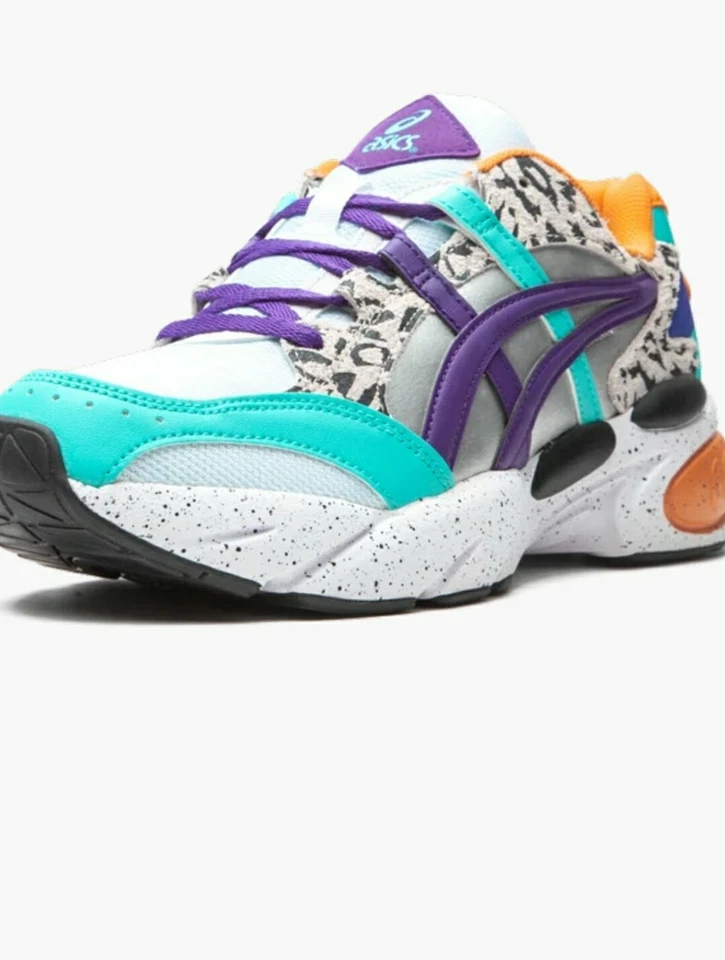 Asics Mens Gel BND Zebra Print shoes Running sneakers 1021A248 100 Size 9.5 - Image 3 of 4