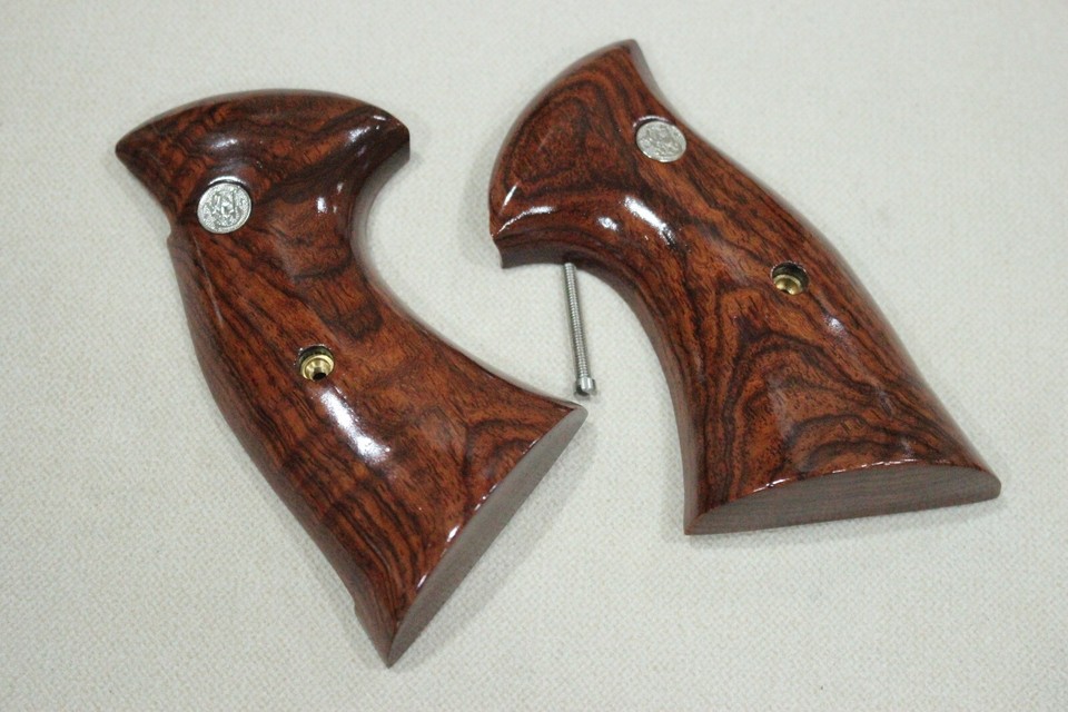 NICE TARGET GRIPS FOR S&W K, L FRAME 686 66 SQUARE BUTT ROSE WOOD ...