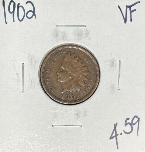 1902 INDIAN HEAD CENT ~ VF ~NICE COIN~