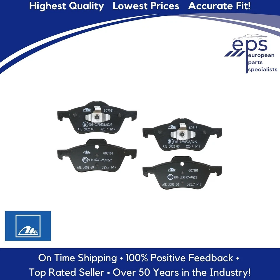 Juego de pastillas de freno delanteras Select 2002-06 Mini Cooper 34 11 6 770 332 Ate compuesto OEM Foto 2 de 4