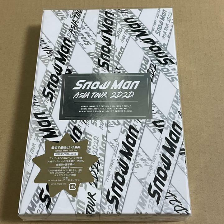 Snow Man ASIA TOUR 2D.2D. First Edition 3Blu-ray Japan J-pop