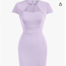 NWT Grace Karin Womens Pencil Dress Bodycon Cap Sleeve Dress Size M