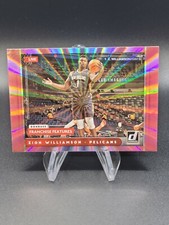 2021-22 Donruss Zion Williamson #22 Franchise Features Holo Pink Laser Parallel