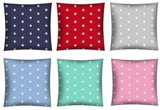 KiGATEX Dekokissen Kissenbezug STARS 100% Baumwolle 40x40 cm / 40x60 cm