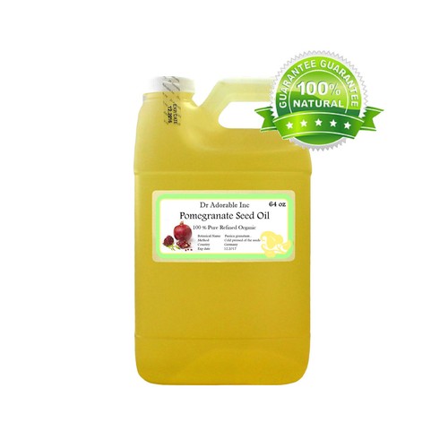 ACEITE DE SEMILLA DE GRANADA ORGÁNICO SIN REFINAR 100 % PURO ACEITE NATURAL 2 oz 4 oz 8 oz -7 lb - Imagen 12 de 13