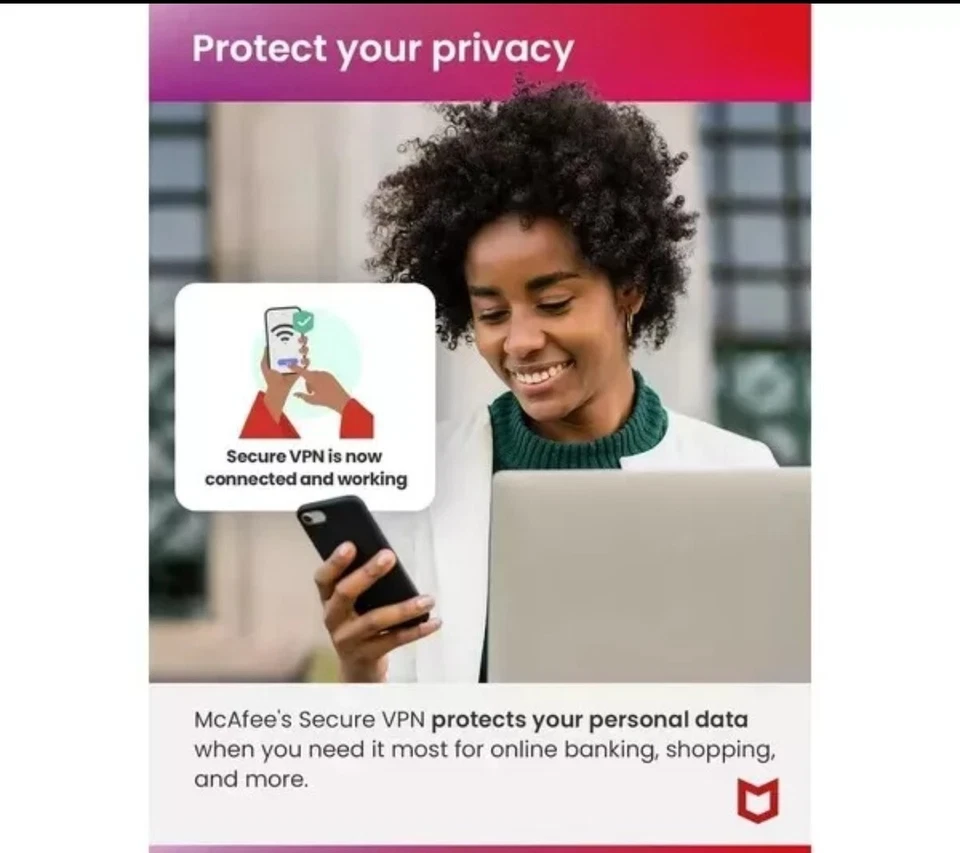 McAfee® Live Safe, 1 Year Pre-Paid Subscription for Unlimited Devices Free Post - Image 2 of 4