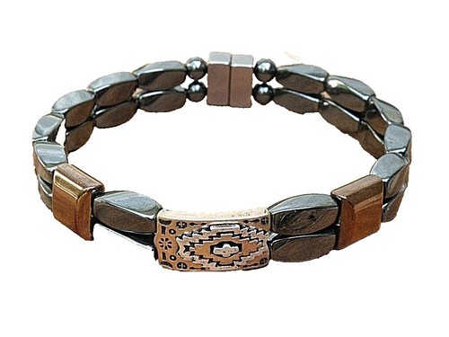 Accents Kingdom Bracciale In Rame Uomo Donna Con Magnetoterapia | Design Fenice Celtico, Chiusura Magnetica E Finitura Phoenix, Cod. Bmcp038 - 5