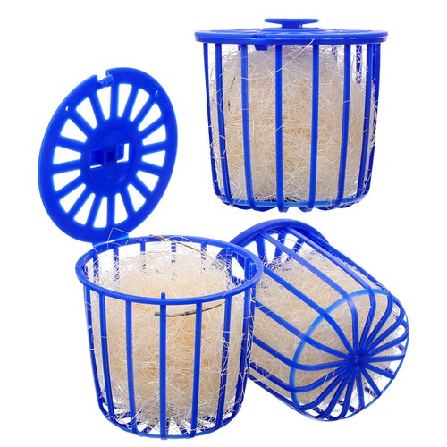 3 Pcs Bird's Nest Toy Small Parrot soldes Cage Hatching Nesting Artificial Birds