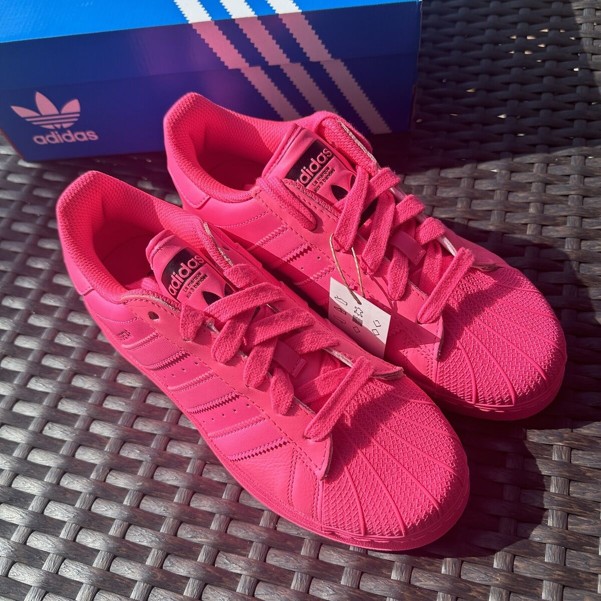 Adidas Superstar XLG Lucid Pink Women's Athletic Shoes Adidas Superstar XLG Lucid Pink Women's Athletic Shoes