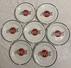 Vintage Coca-Cola Made by Sakura Salad, Dessert, Hord'erve Plate 7 Inch Set of 7