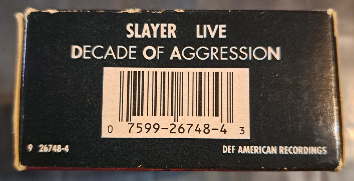 Slayer - Decade Of Aggression Live - Double Cassette Set W