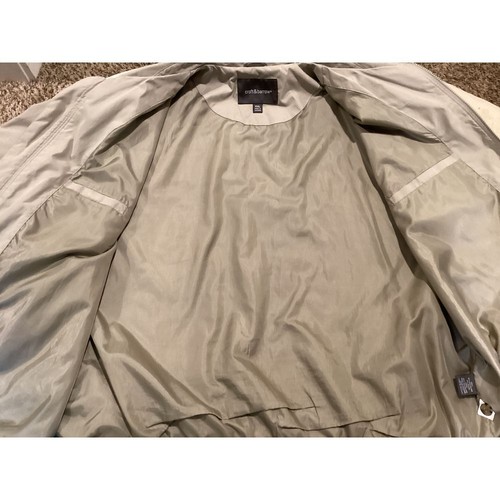 Men's XXL Croft & Barrow Windbreaker Light Jacket Golf Boating Tan Full Zip - Picture 7 of 7
